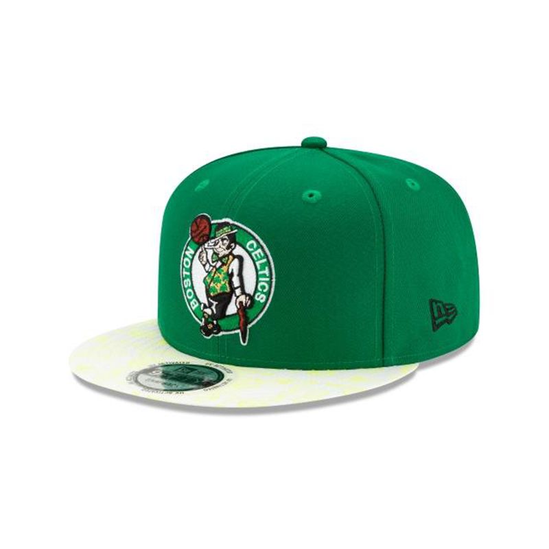 NBA Boston Celtics Visor Flare 9Fifty Snapback (LXP8758) - Green New Era Caps